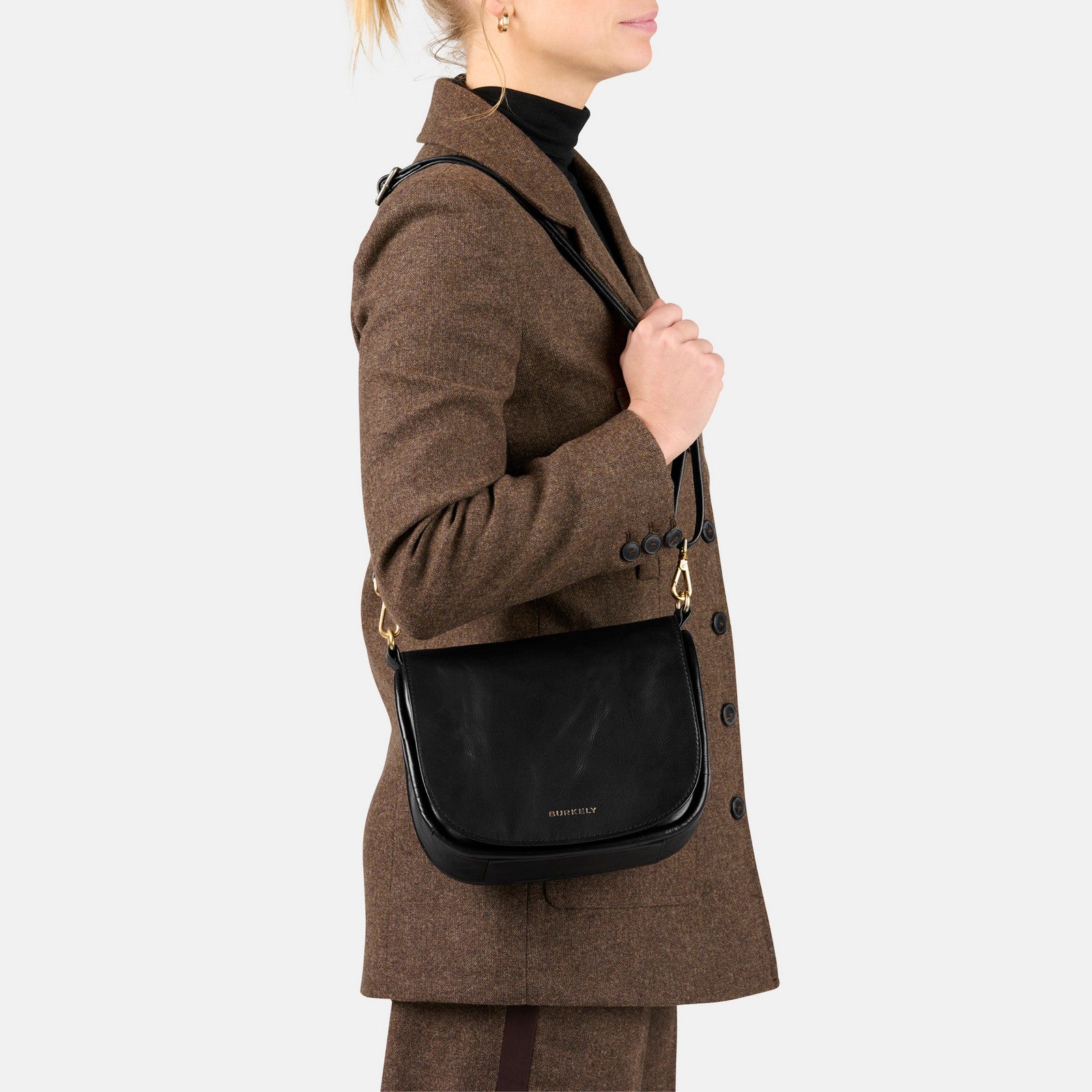 Burkely Vintage Veda Satchel Bag Zwart