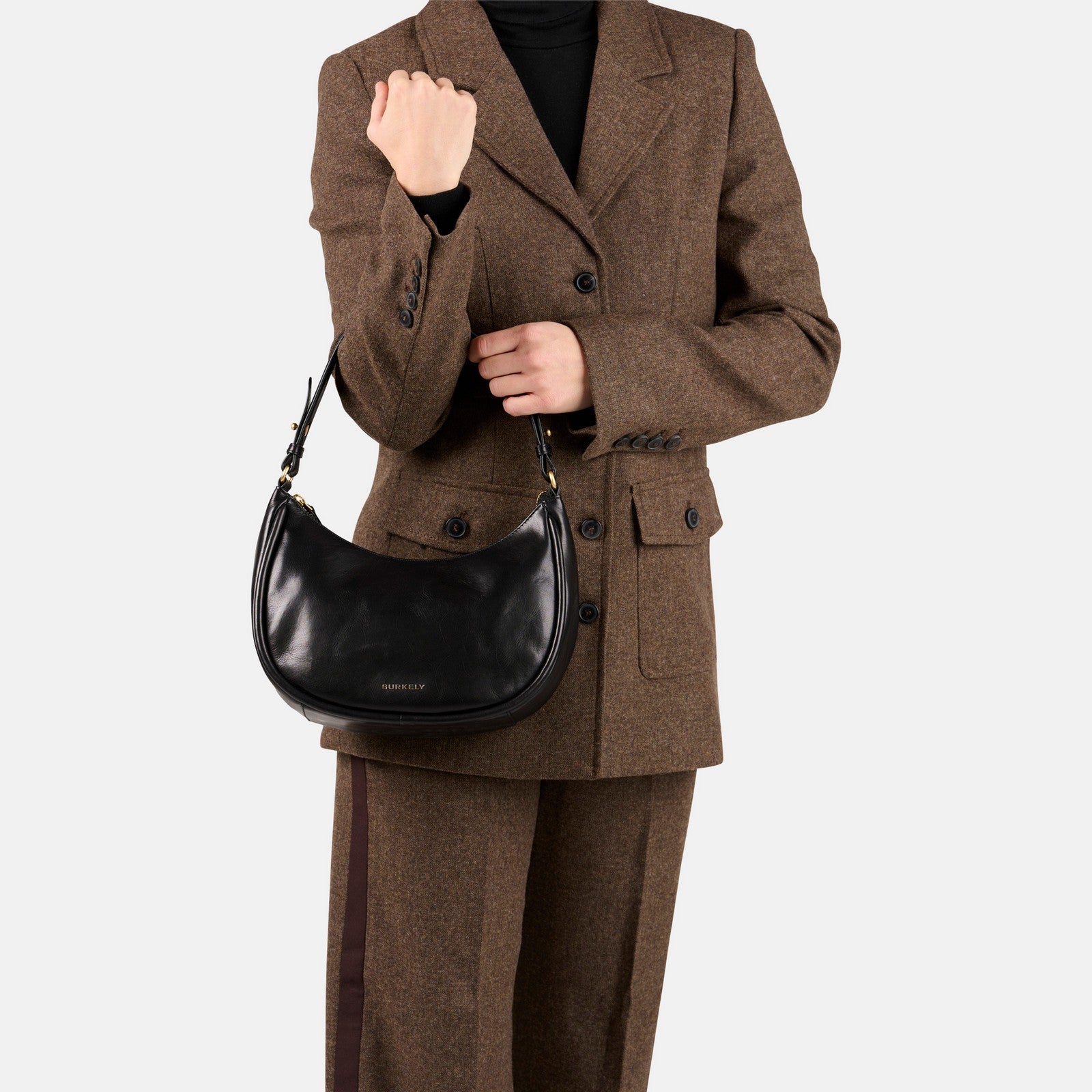 Burkely Vintage Veda Schoudertas Bag Zwart