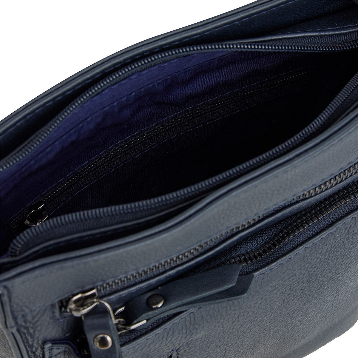 Justified Bella Luna Schoudertas Blauw