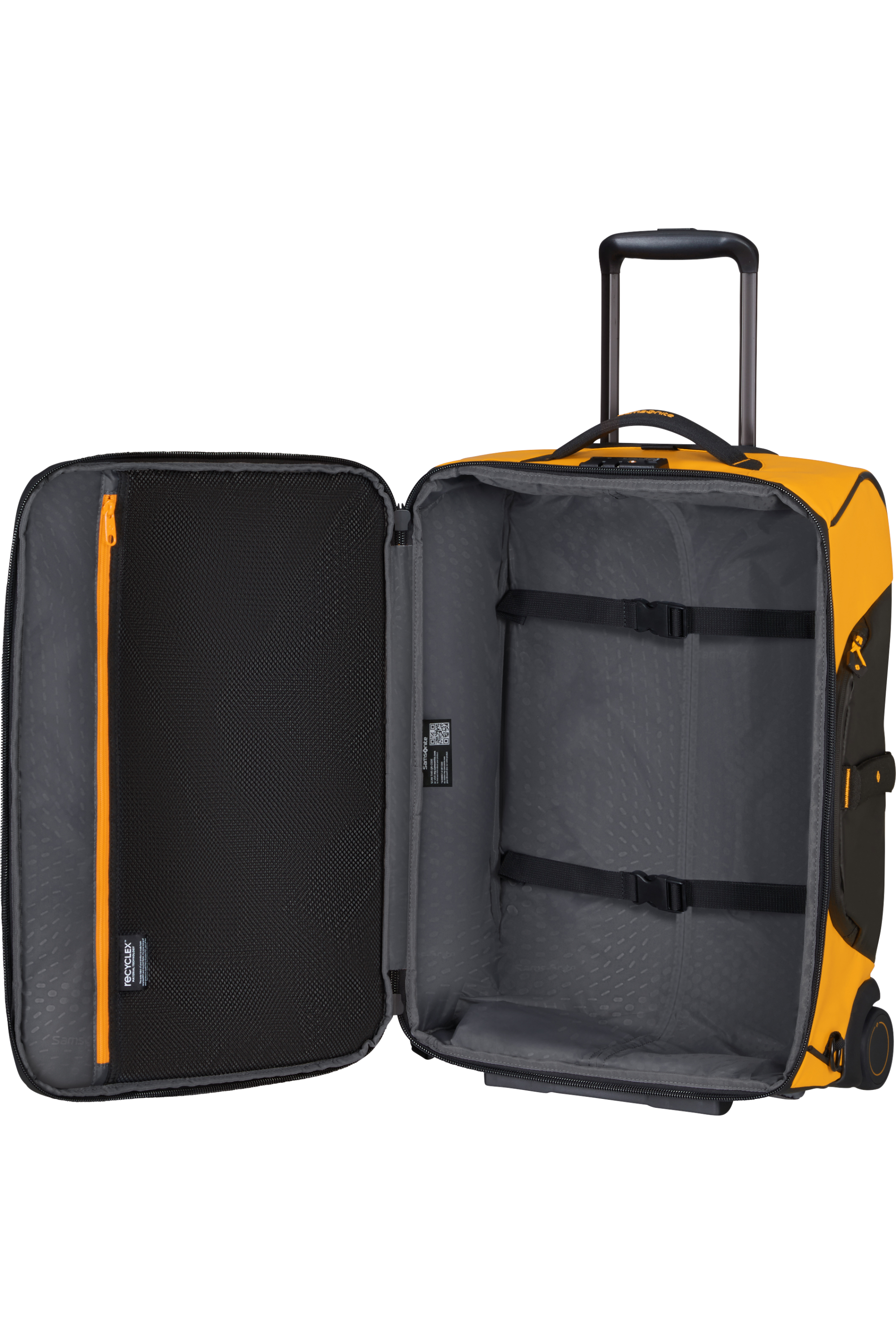 Samsonite Ecodiver Handbagage Rugtas Trolley Yellow 55CM
