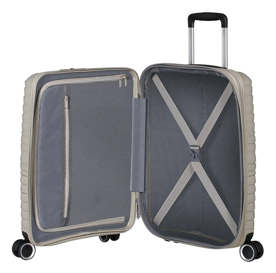 American Tourister Flytwist Spinner 55CM Sandstone
