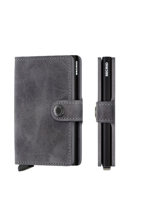 SECRID MINIWALLET VINTAGE GREY-BLACK