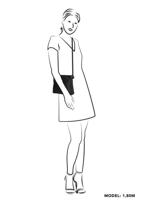 Maspalomas 20419 Blauw Lederen schoudertas