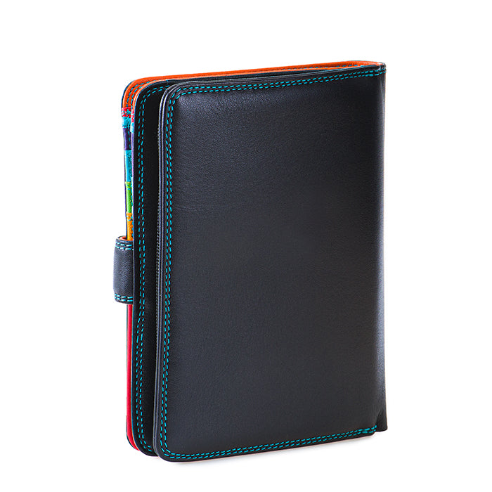 MYWALIT Large Wallet Zip Purse Black Pace 229-4