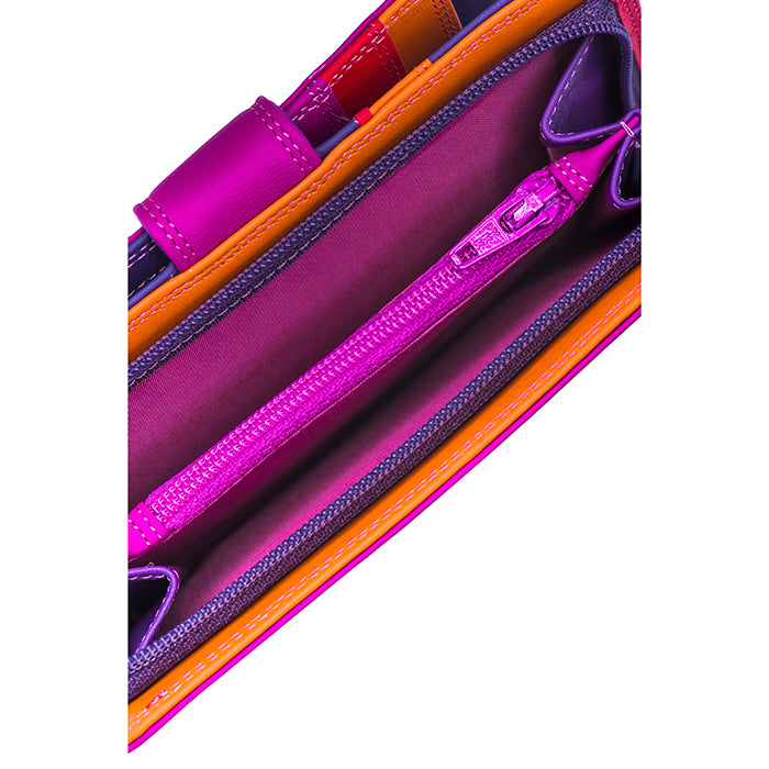 MYWALIT Large Wallet Zip Purse Sangria Multi 229-75