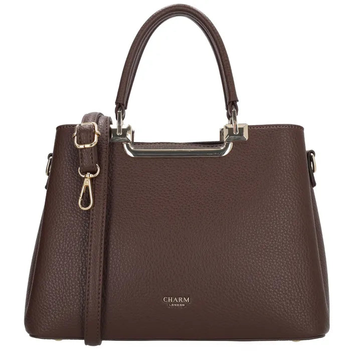 Charm London Lucca Handtas Donker bruin 24169 097