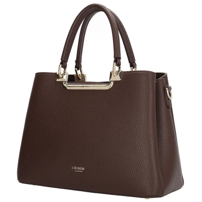 Charm London Lucca Handtas Donker bruin 24169 097