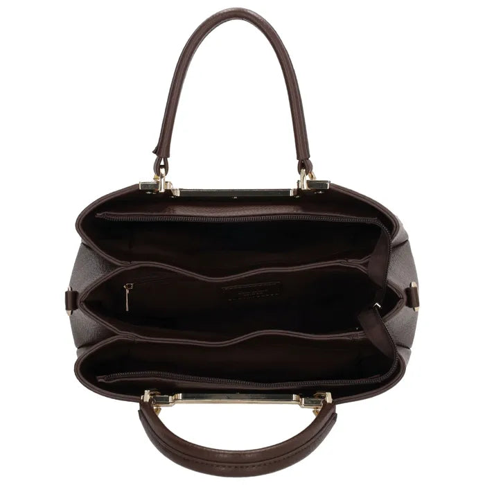 Charm London Lucca Handtas Donker bruin 24169 097