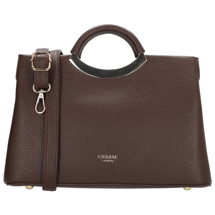 Charm London Lucca Handtas Donker bruin 24460 097