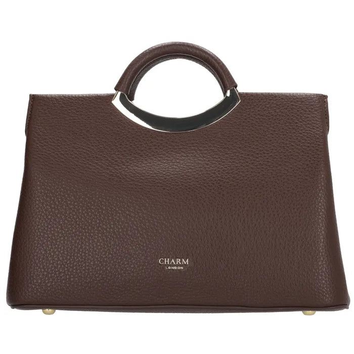 Charm London Lucca Handtas Donker bruin 24460 097