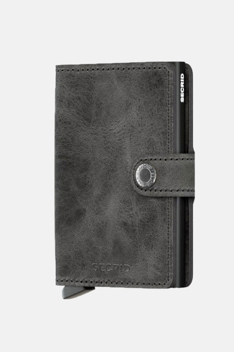 SECRID MINIWALLET VINTAGE GREY-BLACK