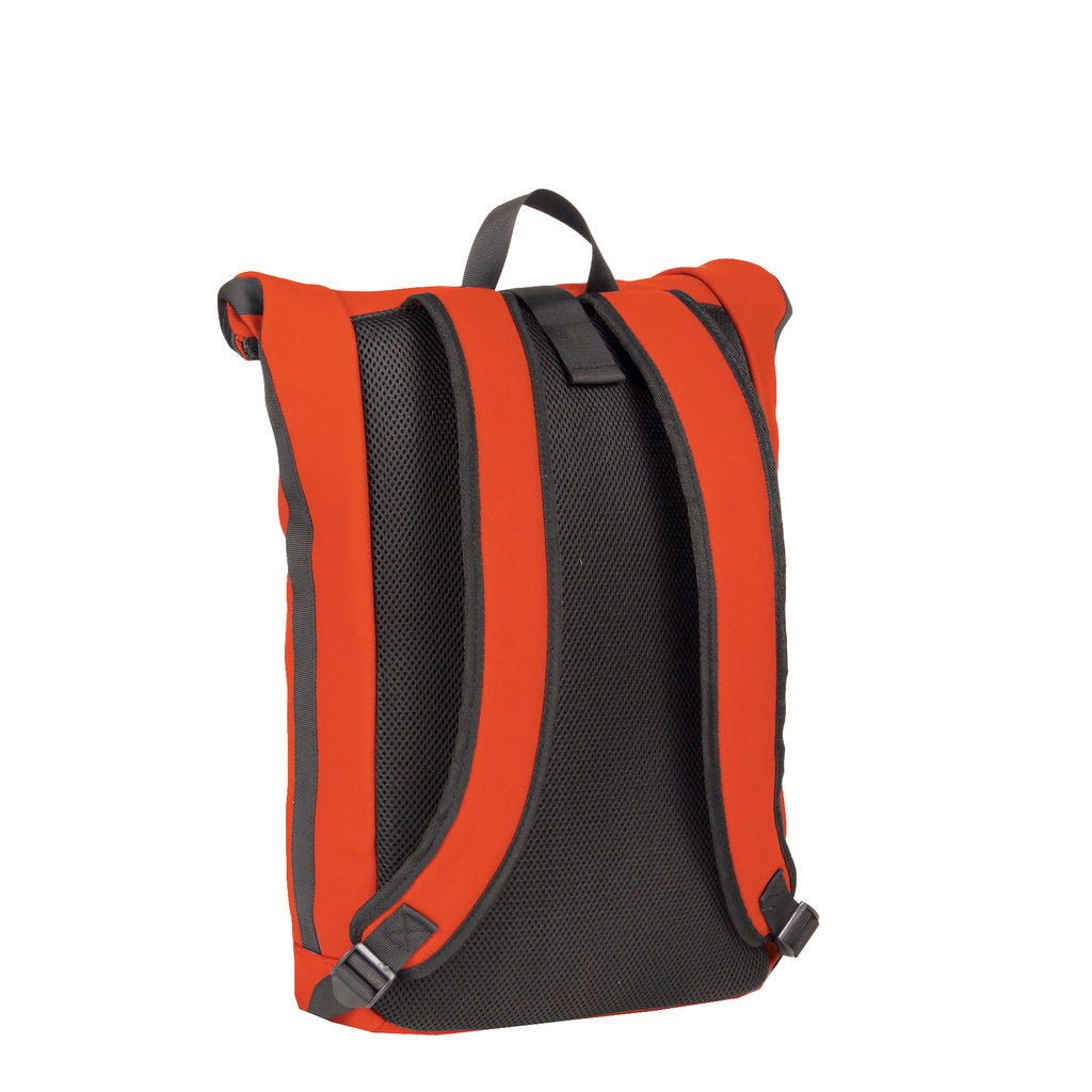 Mart Oranje Waterproof Rolltop Rugzak 15"