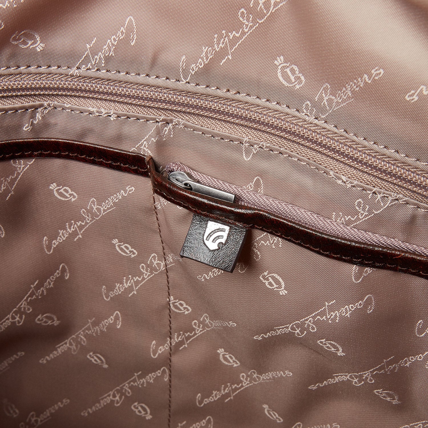 Castelijn & Beerens Rien Dameslaptoptas 529761 Cognac 15.6 Inch