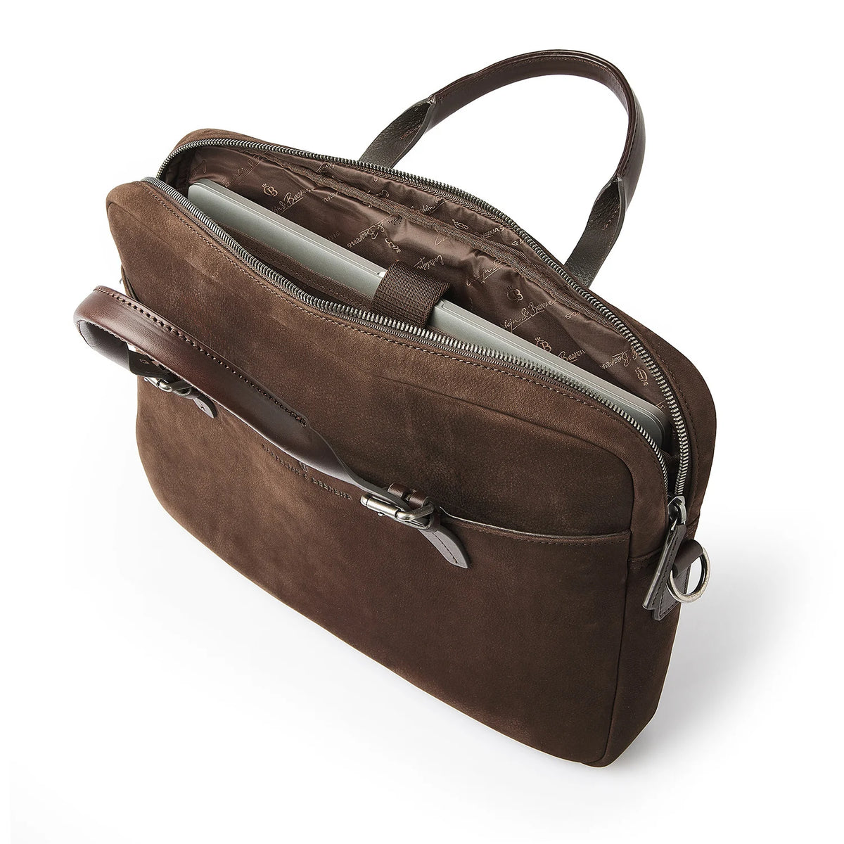 Castelijn & Beerens Nubuck Laptoptas 15.6" Veneto 539472 Mocca