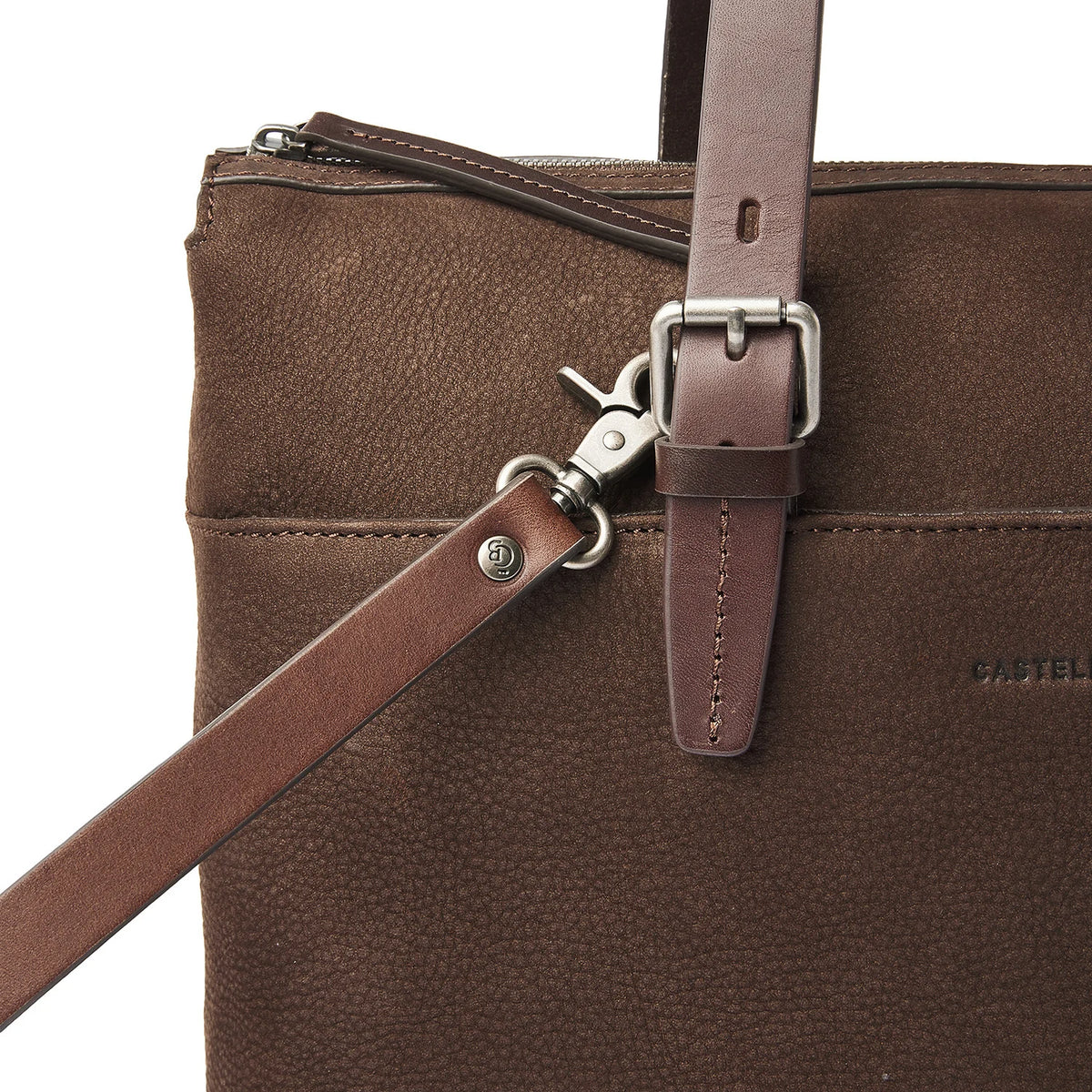 Castelijn & Beerens Nubuck Dameslaptoptas 15.6" Veneto Mocca