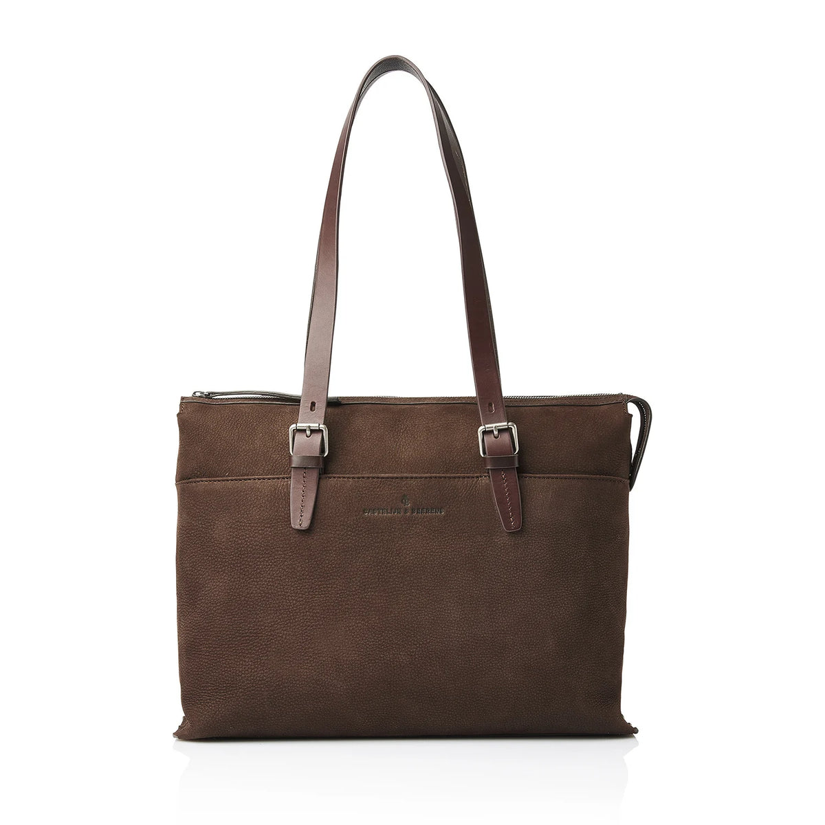 Castelijn & Beerens Nubuck Dameslaptoptas 15.6" Veneto Mocca