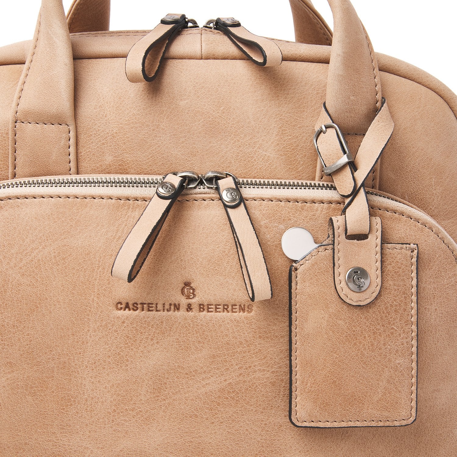 Castelijn & Beerens 729577 Beige Carisma Laptoprugtas 15,6