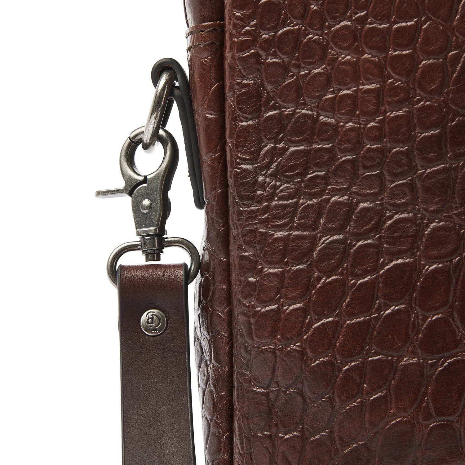 Castelijn en Beerens Limited Maison Laptoptas 15.6" Mocca Croco 80 9473MO