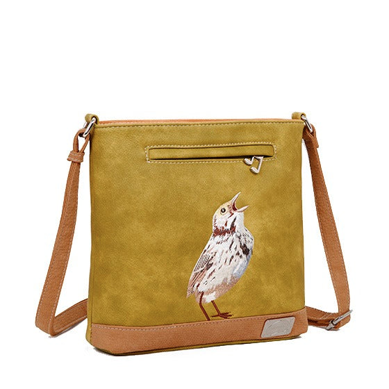 HIDIHI Appetizer schoudertas Okergeel