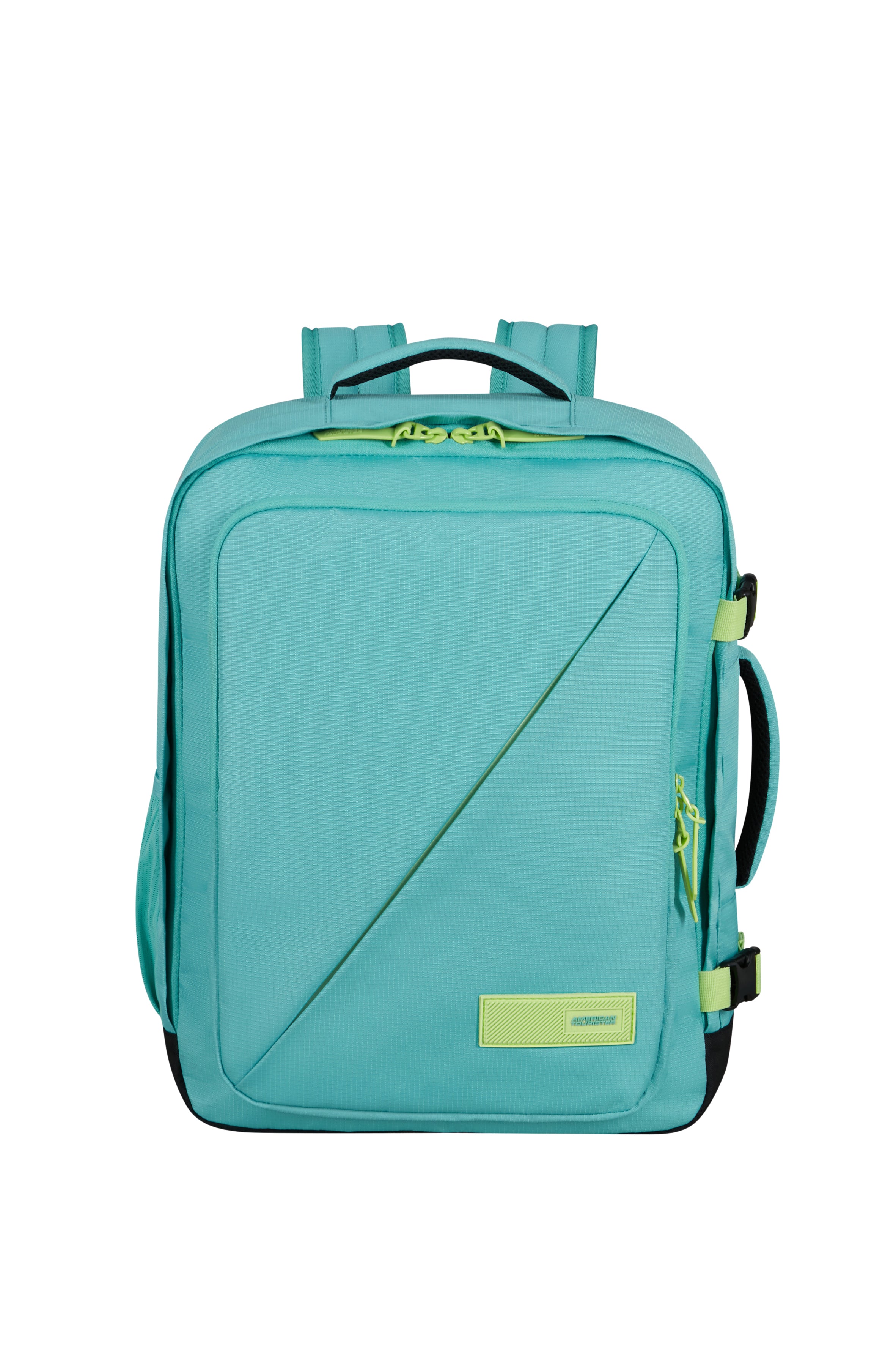 American Tourister Underseater Take2Cabin S/M Dusty Turquoise/Lime 40 x 30 x 20