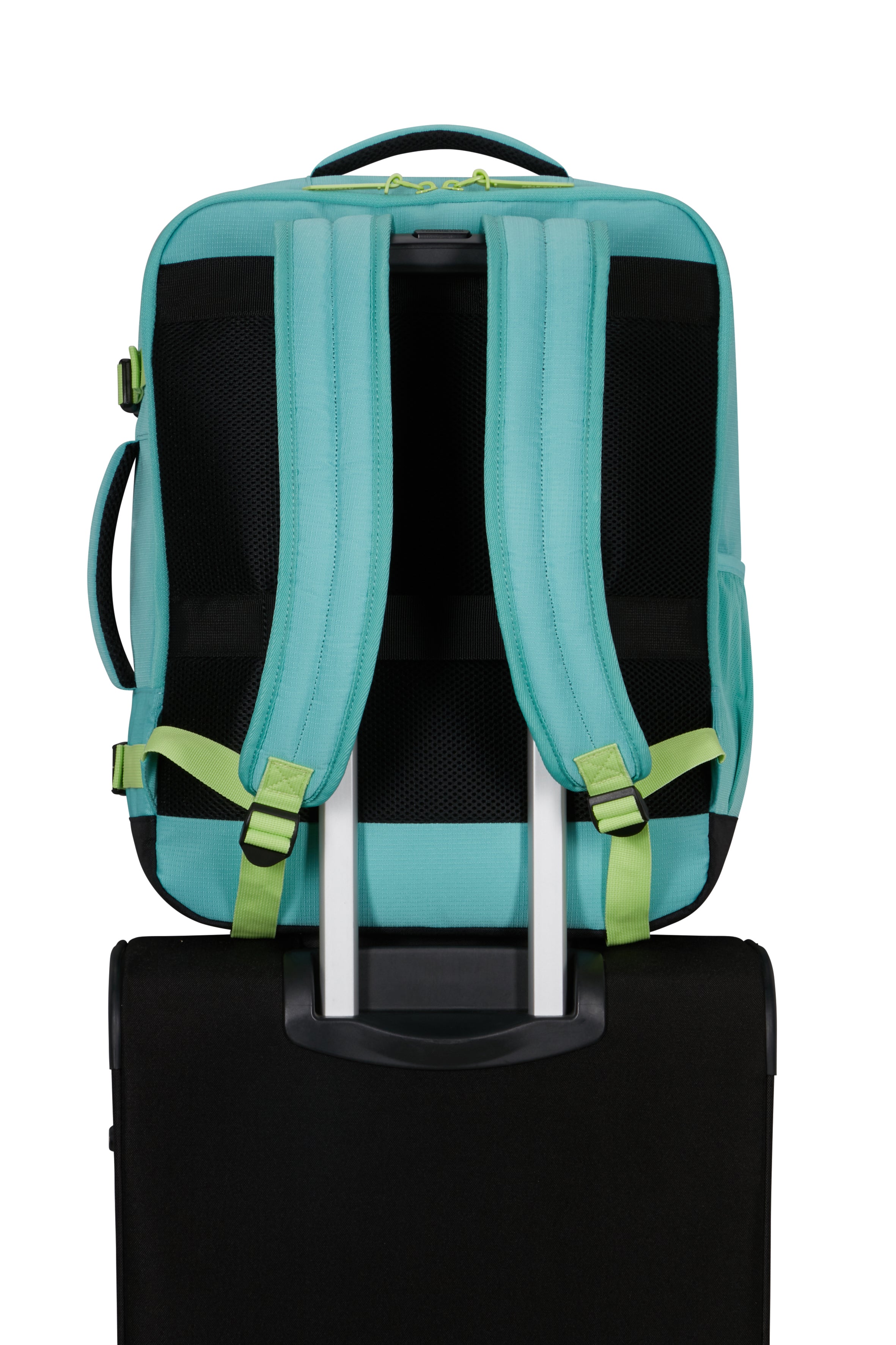 American Tourister Underseater Take2Cabin S/M Dusty Turquoise/Lime 40 x 30 x 20