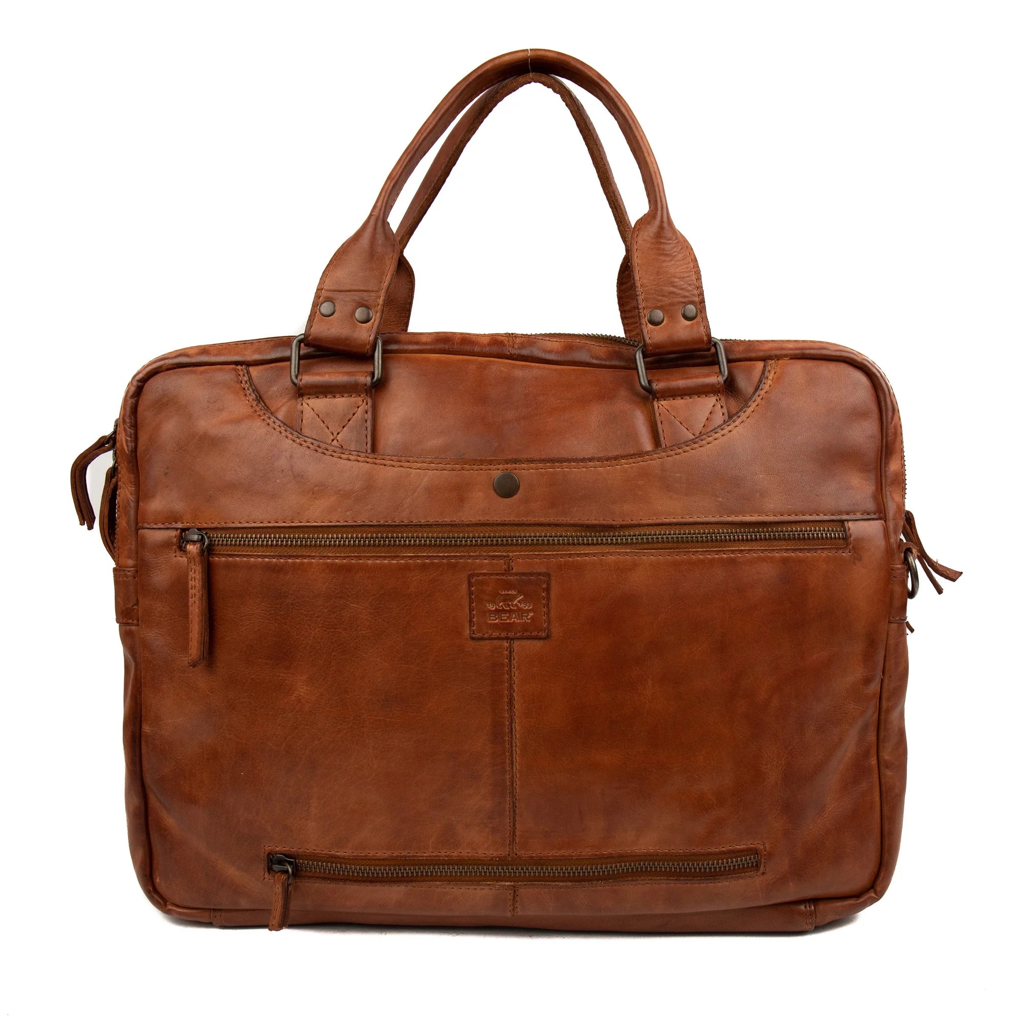 Beardesign Laptoptas CL32843 Cognac