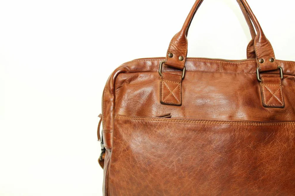 Beardesign Laptoptas CL32843 Cognac