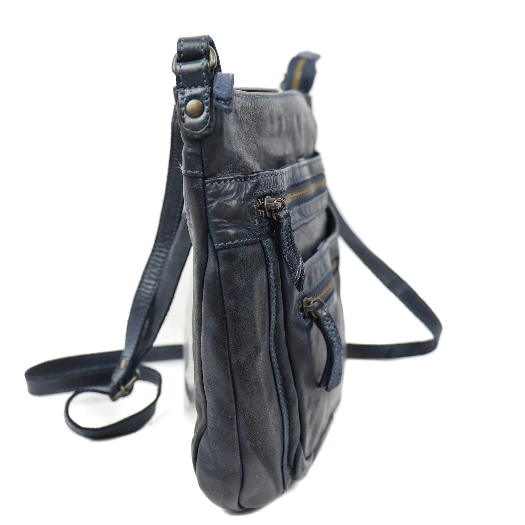 Beardesign Dames schoudertas CL40496 Blauw