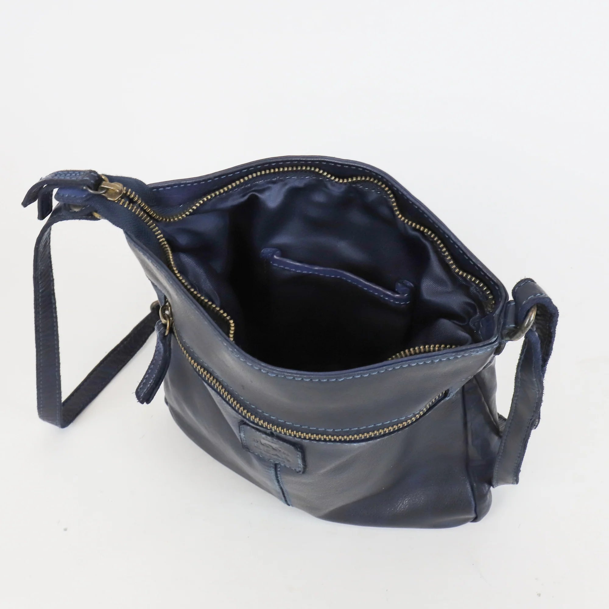 Beardesign Dames schoudertas CL40496 Blauw