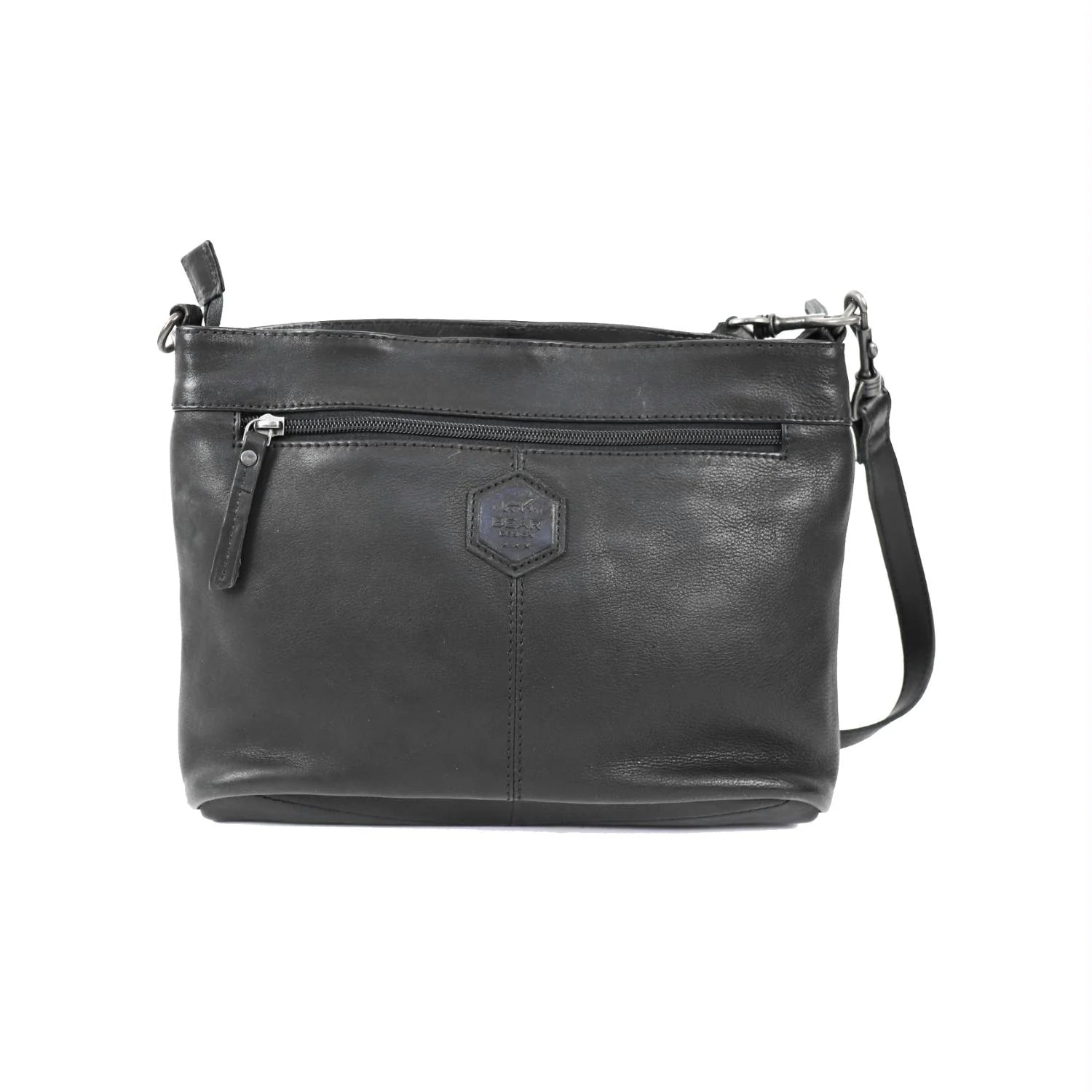 Beardesign Hand/schoudertas CP1536 Zwart Angelica