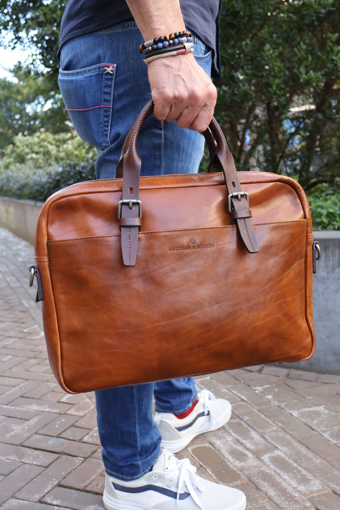 Castelijn & Beerens Rien Laptoptas 529472 Natural 15.6 Inch