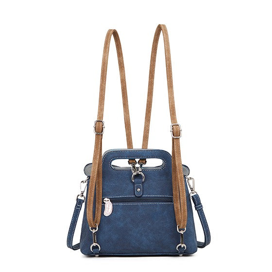 HIDIHI Rugtas/schoudertas Madame Butterfly Blauw MBU03