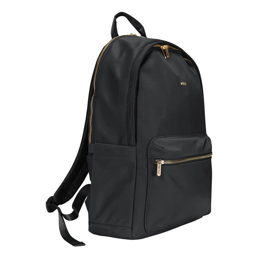 MŌSZ Laptoprugzak dames nylon 15.6 inch - zwart - Maren