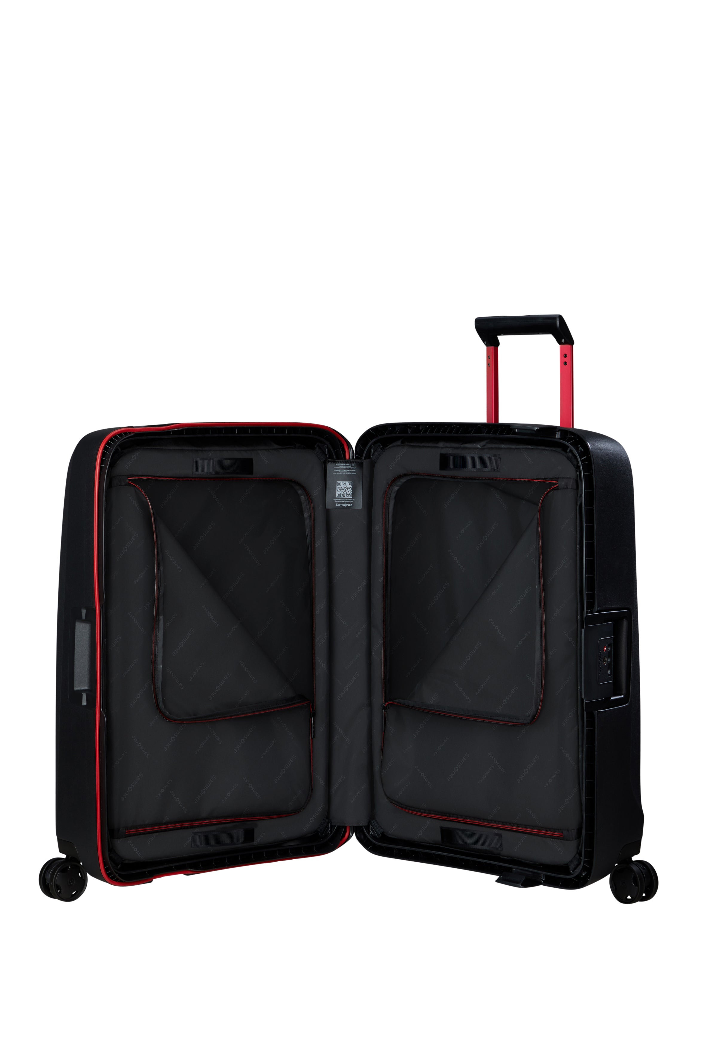 Samsonite Essens koffer 69CM Charcoal/Red