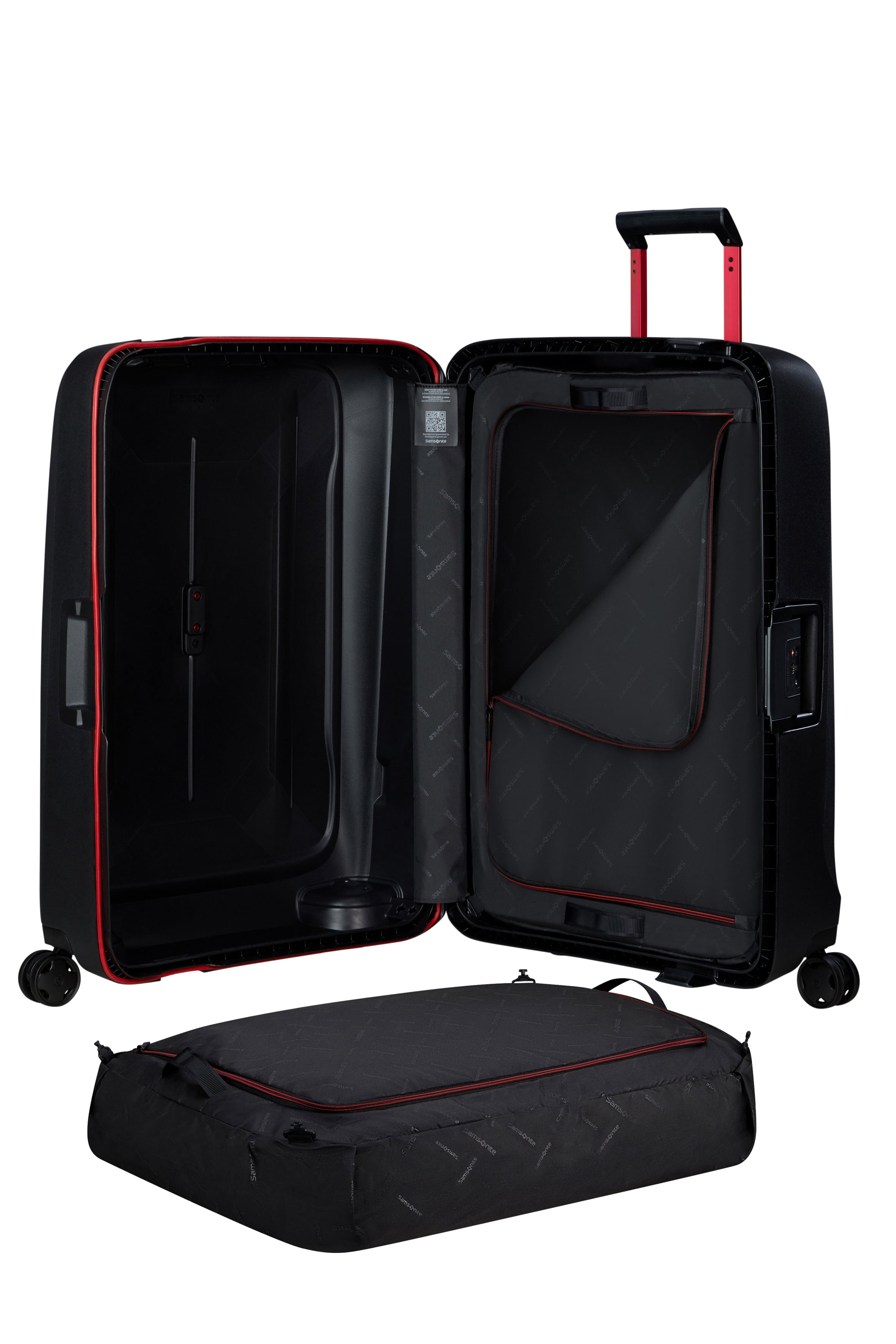 Samsonite Essens koffer 75CM Charcoal/Red