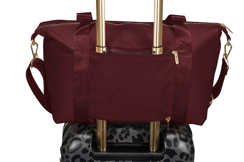 MŌSZ schoudertas - underseater- dames nylon 15.6 inch - aubergine - Sandy M
