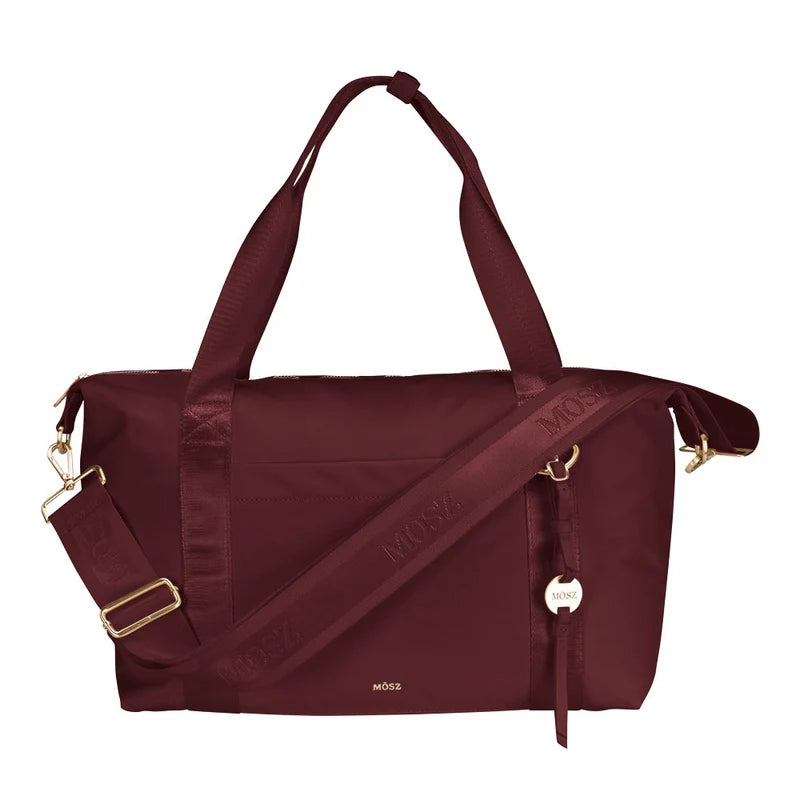 MŌSZ schoudertas - underseater- dames nylon 15.6 inch - aubergine - Sandy M