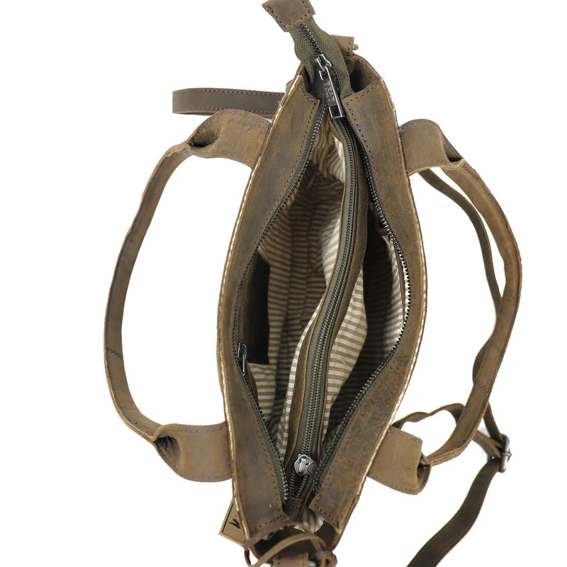 Beardesign Hand/schoudertas CP6006 Katya HD Bruin