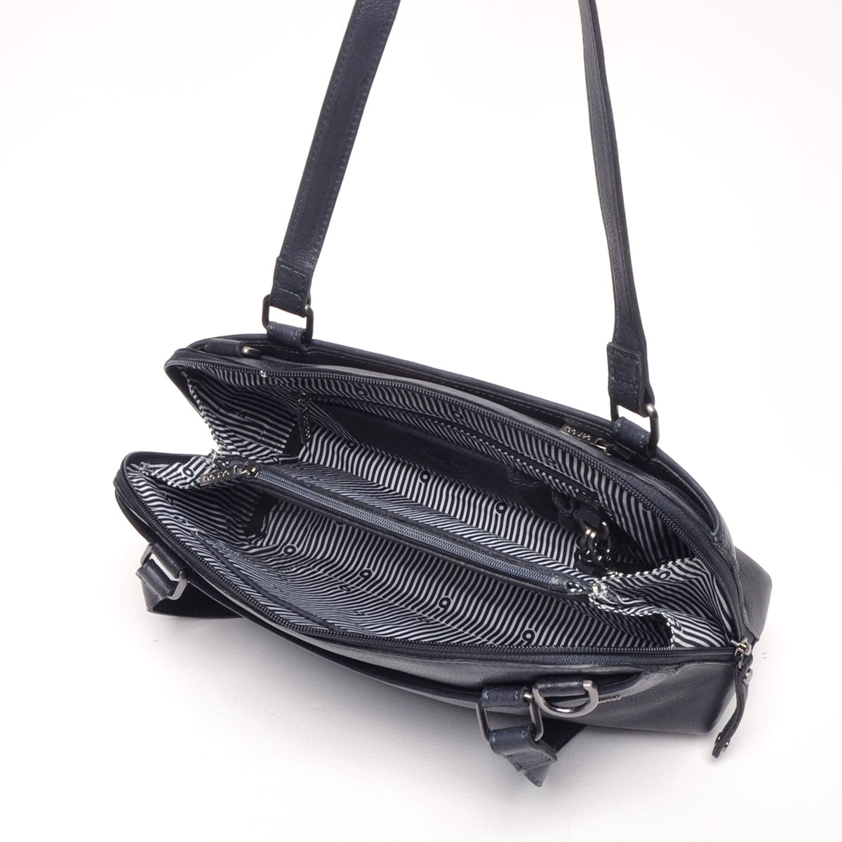Berba schoudertas lucca 335-770-07 navy