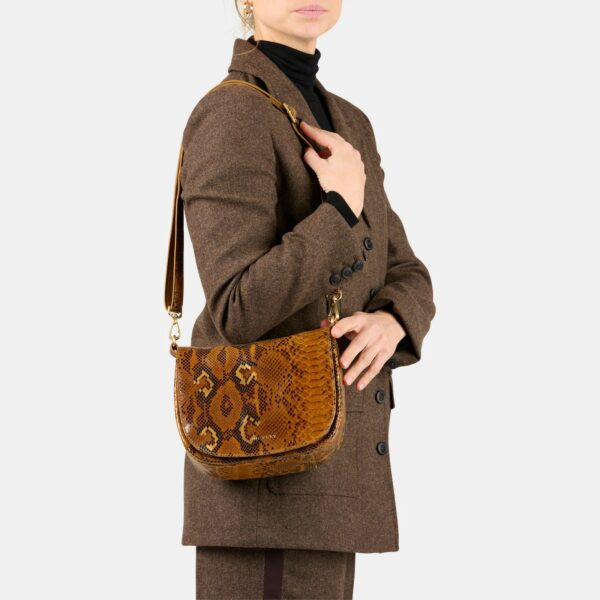 Vintage Veda Satchel Bag Light Yellow