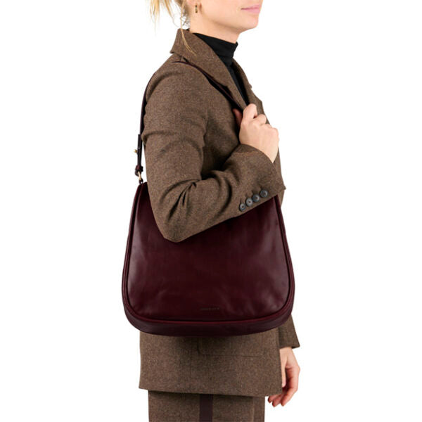 Vintage Veda Hobo Round Cherry