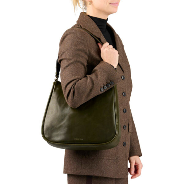 Vintage Veda Hobo Round Olive