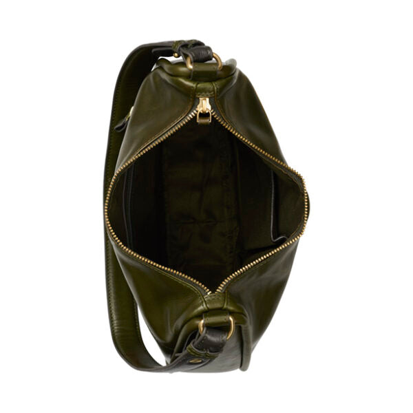 Vintage Veda Hobo Round Olive