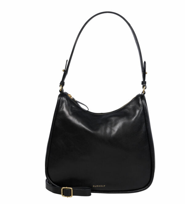 Vintage Veda Hobo Round Zwart