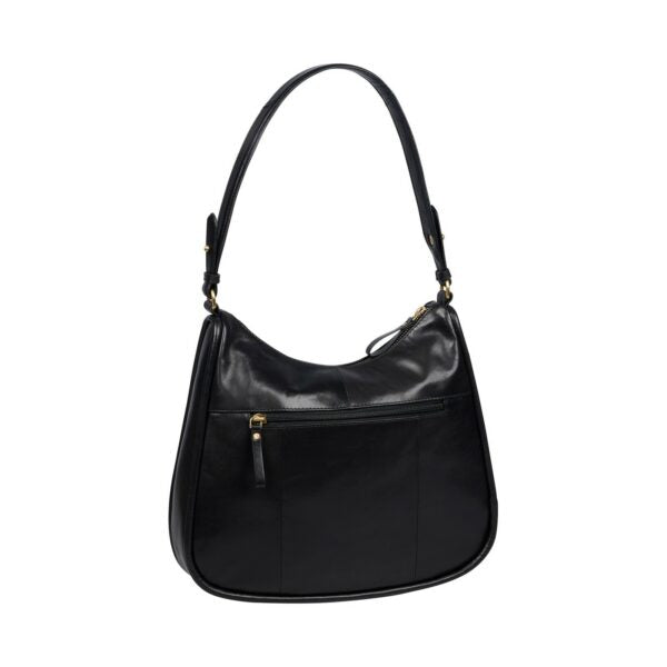 Vintage Veda Hobo Round Zwart