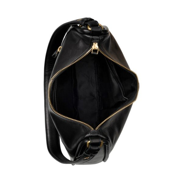 Vintage Veda Hobo Round Zwart