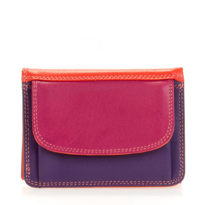 MYWALIT LADIES SMALL TRI-FOLD WALLET SANGRIA MULTI