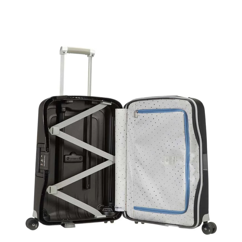 Samsonite S'Cure Spinner 55CM Zwart
