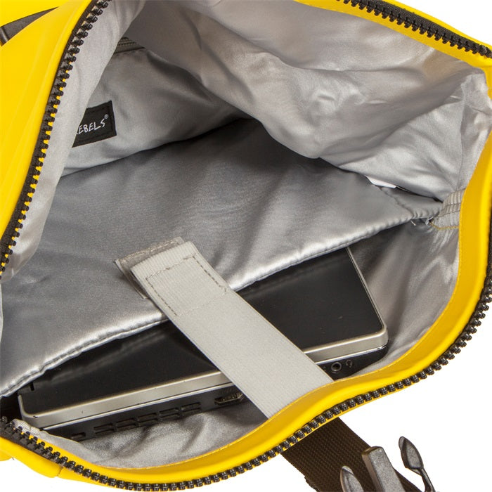 Mart Geel Waterproof Rolltop Rugzak 15"