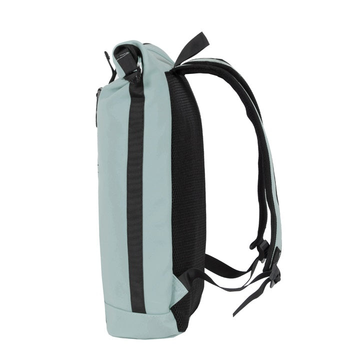 Mart Soft Blue Waterproof Rolltop Rugzak 15"